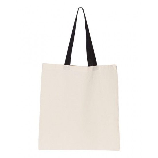 OAD OAD105 - Contrast-Color Handle Tote OAD OAD105 - Contrast-Color Handle Tote