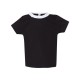 Rabbit Skins 3329 - Toddler Girls' Ruffle Neck Fine Jersey Tee Rabbit Skins 3329 - Toddler Girls' Ruffle Neck Fine Jersey Tee