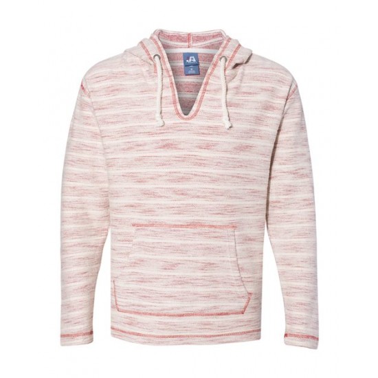 J. America 8692 - Baja French Terry V-Neck Hooded Pullover J. America 8692 - Baja French Terry V-Neck Hooded Pullover