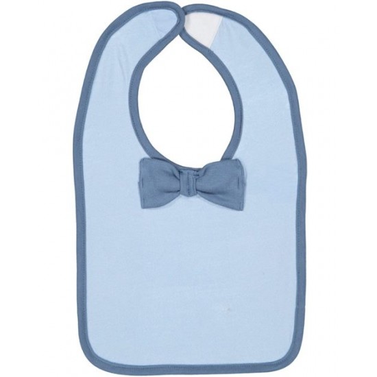 Rabbit Skins 1002 - Infant Baby Rib Bow Tie Bib Rabbit Skins 1002 - Infant Baby Rib Bow Tie Bib