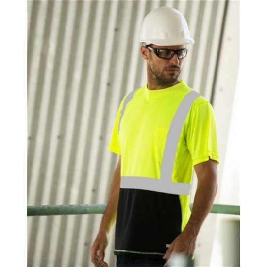 Kishigo 9162 - Black Bottom Class 2 T-Shirt Kishigo 9162 - Black Bottom Class 2 T-Shirt