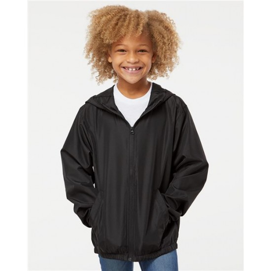 Independent Trading Co. EXP24YWZ - Youth Lightweight Windbreaker Full-Zip Jacket Independent Trading Co. EXP24YWZ - Youth Lightweight Windbreaker Full-Zip Jacket
