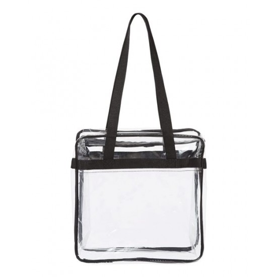 OAD OAD5005 - OAD Clear Tote with Zippered Top OAD OAD5005 - OAD Clear Tote with Zippered Top