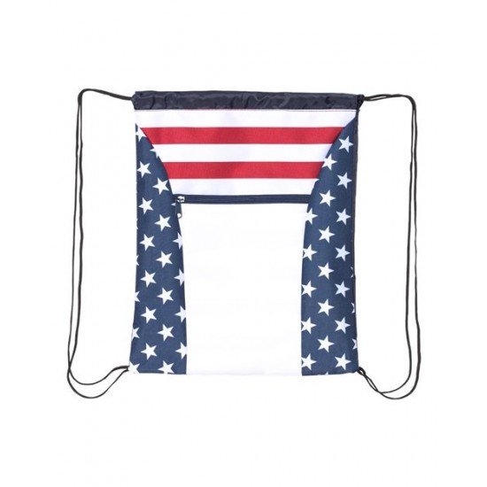OAD OAD5050 - Americana Drawstring Bag OAD OAD5050 - Americana Drawstring Bag
