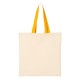 Q-Tees QTB6000 - Economical Tote with Contrast-Color Handles Q-Tees QTB6000 - Economical Tote with Contrast-Color Handles