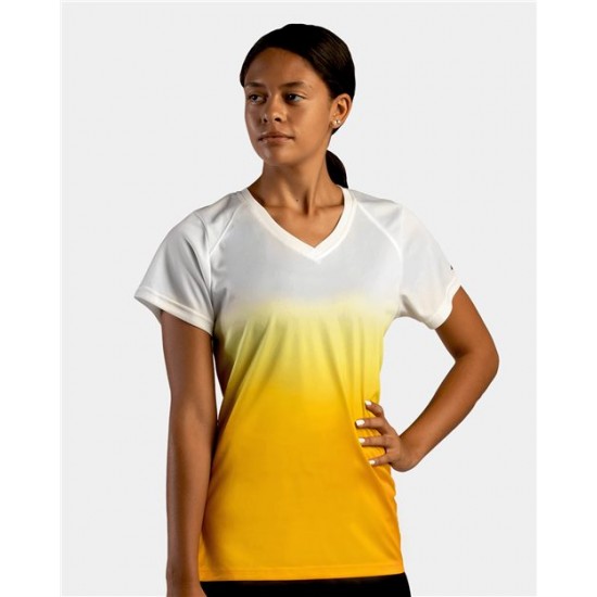 Badger 4207 - Women's V-Neck Ombre T-Shirt Badger 4207 - Women's V-Neck Ombre T-Shirt