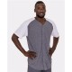 Badger 4950 - Triblend Full Button T-Shirt Badger 4950 - Triblend Full Button T-Shirt
