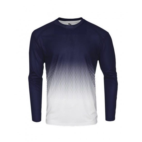 Badger 2224 - Youth Hex 2.0 Long Sleeve T-Shirt Badger 2224 - Youth Hex 2.0 Long Sleeve T-Shirt