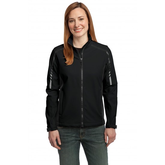 Port Authority Ladies Embark Soft Shell Jacket. L307 Port Authority Ladies Embark Soft Shell Jacket. L307