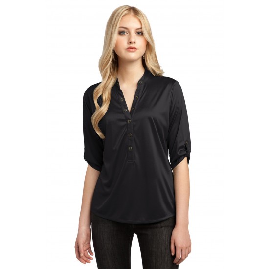 OGIO - Crush Henley - Women's Shirt 3/4 Sleeve - LOG111 Women's Shirt 3/4 Sleeve