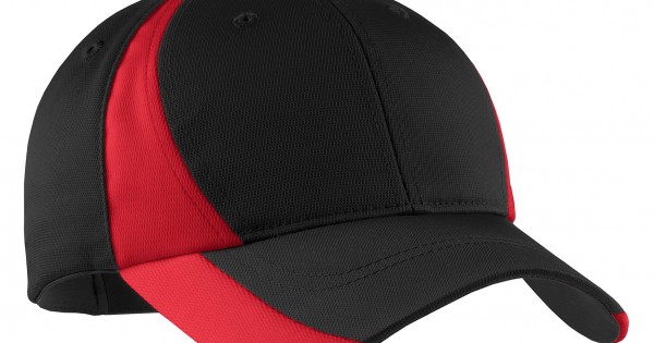 Sport-Tek Sport Tek Adult Unisex Regular Color Blocked Cap Black/Black One Size Fits All