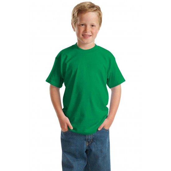 Hanes - Youth EcoSmart 50/50 Cotton/Poly T-Shirt. 5370 Hanes - Youth EcoSmart 50/50 Cotton/Poly T-Shirt. 5370