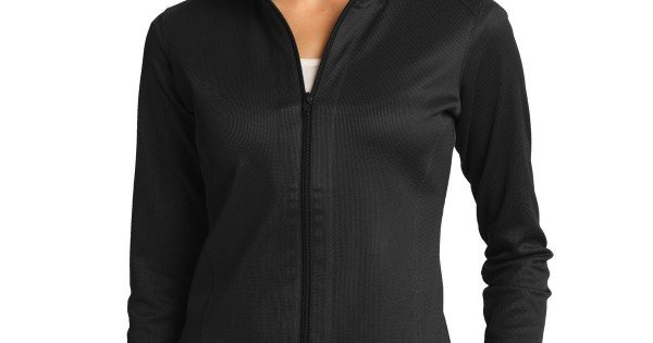 Port Authority L805 Ladies Vertical Texture Full-Zip Jacket