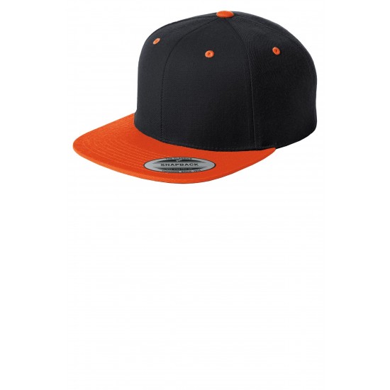 Sport-Tek Yupoong Flat Bill Snapback Cap. STC19 Sport-Tek Yupoong Flat Bill Snapback Cap. STC19