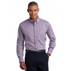 Red House  - Mini-Check Non-Iron Button-Down Shirt. RH66