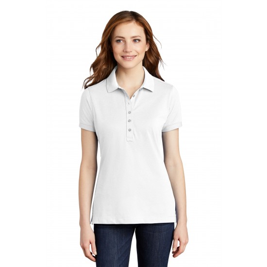 Port Authority Ladies Stretch Pique Polo. L555 Port Authority Ladies Stretch Pique Polo. L555