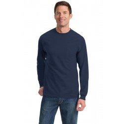 Port & Company  - Long Sleeve Essential Pocket Tee. PC61LSP
