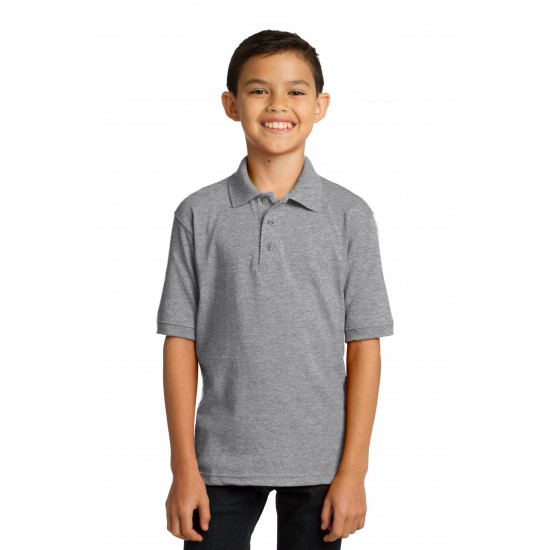 Port & Company Youth Core Blend Jersey Knit Polo. KP55Y Port & Company Youth Core Blend Jersey Knit Polo. KP55Y
