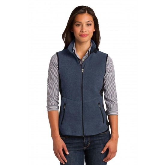 Port Authority Ladies R-Tek Pro Fleece Full-Zip Vest. L228 Port Authority Ladies R-Tek Pro Fleece Full-Zip Vest. L228