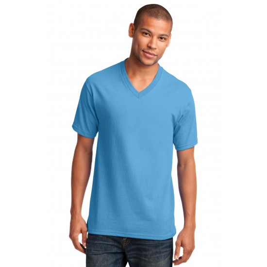 Port & Company Core Cotton V-Neck Tee. PC54V Port & Company Core Cotton V-Neck Tee. PC54V