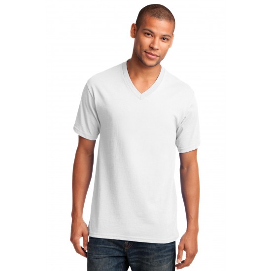 Port & Company Core Cotton V-Neck Tee. PC54V Port & Company Core Cotton V-Neck Tee. PC54V