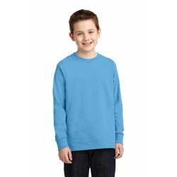 Port & Company  Youth Long Sleeve Core Cotton Tee. PC54YLS