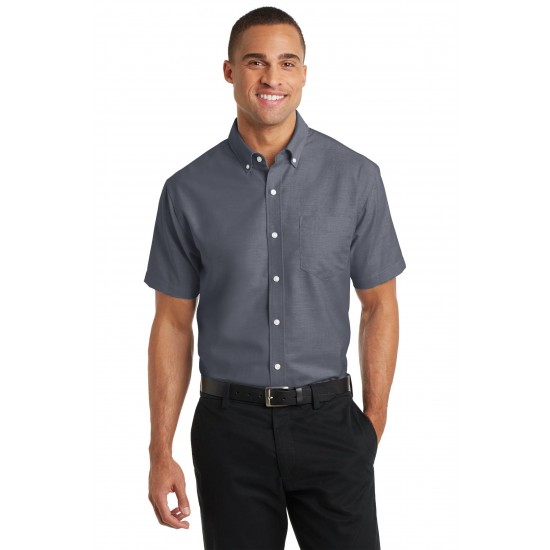 Port Authority Short Sleeve SuperPro & Oxford Shirt. S659 Port Authority Short Sleeve SuperPro & Oxford Shirt. S659