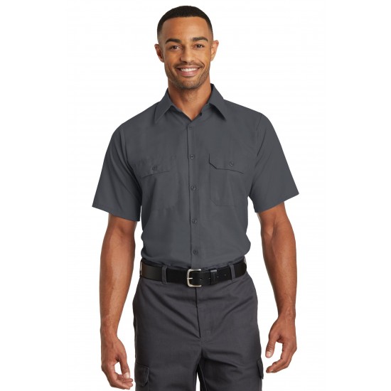 Red Kap Short Sleeve Solid Ripstop Shirt. SY60 Red Kap Short Sleeve Solid Ripstop Shirt. SY60