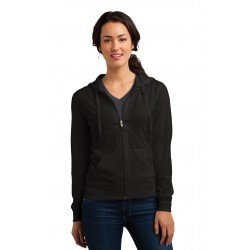 District  Women's Fitted Jersey Full-Zip Hoodie. DT2100