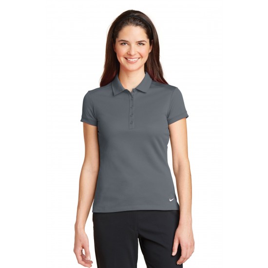 Nike Ladies Dri-FIT Solid Icon Pique Modern Fit Polo. 746100 Nike Ladies Dri-FIT Solid Icon Pique Modern Fit Polo. 746100