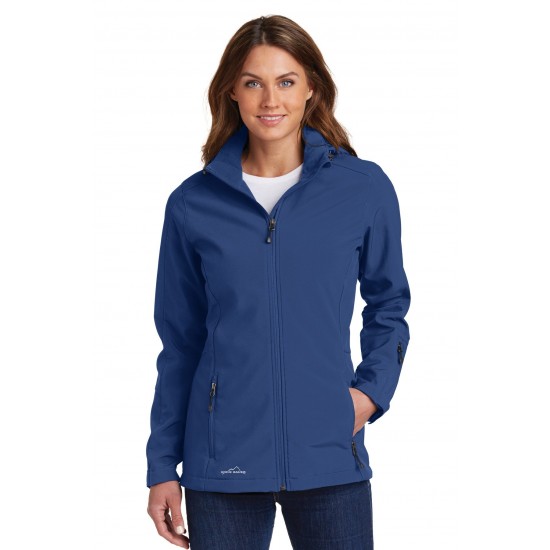 Eddie Bauer Ladies Hooded Soft Shell Parka. EB537 Eddie Bauer Ladies Hooded Soft Shell Parka. EB537