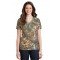 DISCONTINUED  Russell Outdoors - Realtree - Ladies 100% Cotton V-Neck T-Shirt. LRO54V