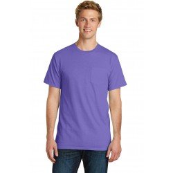 Port & Company  Beach Wash & Garment-Dyed Pocket Tee. PC099P