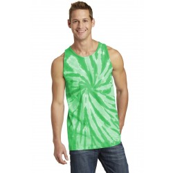 Sport-Tek ST500 Mens Forest Green Reversible Mesh Moisture Wicking Tank Top  —