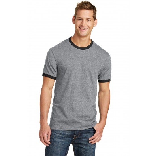 Port & Company Core Cotton Ringer Tee. PC54R Port & Company Core Cotton Ringer Tee. PC54R