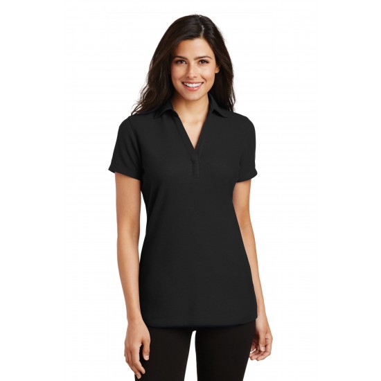 Port Authority Ladies Silk Touch & Y-Neck Polo. L5001 Port Authority Ladies Silk Touch & Y-Neck Polo. L5001
