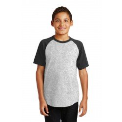 Sport-Tek YT201 - Youth Short Sleeve Colorblock Raglan Jersey Sport-Tek YT201 - Youth Short Sleeve Colorblock Raglan Jersey