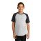 Sport-Tek YT201 - Youth Short Sleeve Colorblock Raglan Jersey