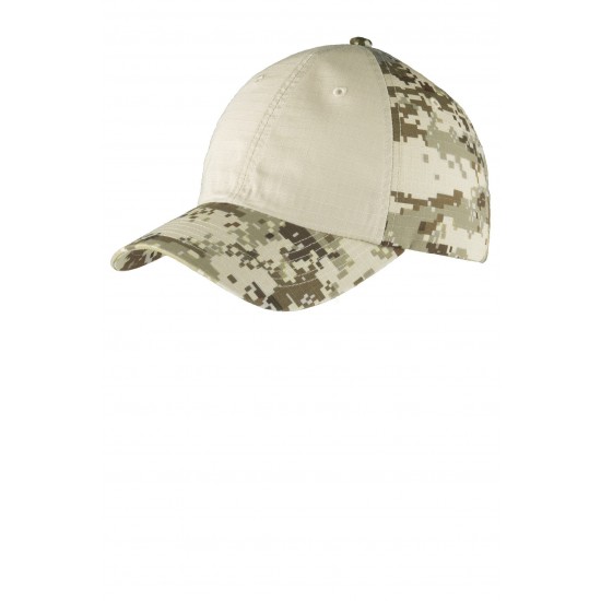 Port Authority Colorblock Digital Ripstop Camouflage Cap. C926 Port Authority Colorblock Digital Ripstop Camouflage Cap. C926