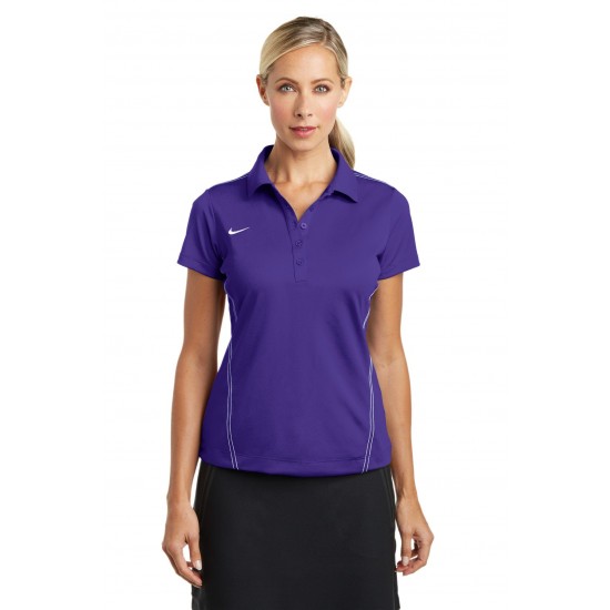 Nike Ladies Dri-FIT Sport Swoosh Pique Polo. 452885 Nike Ladies Dri-FIT Sport Swoosh Pique Polo. 452885