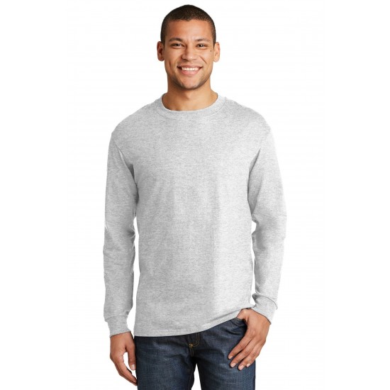 Hanes Beefy-T - 100% Cotton Long Sleeve T-Shirt. 5186 Hanes Beefy-T - 100% Cotton Long Sleeve T-Shirt. 5186