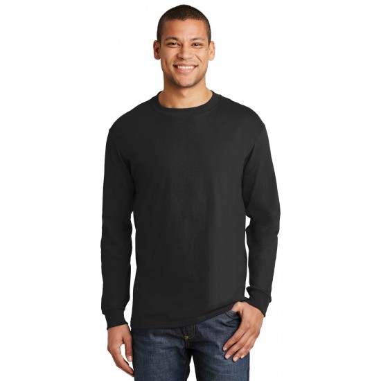 Hanes Beefy-T - 100% Cotton Long Sleeve T-Shirt. 5186 Hanes Beefy-T - 100% Cotton Long Sleeve T-Shirt. 5186