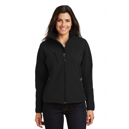 Port Authority Ladies Textured Soft Shell Jacket. L705 Port Authority Ladies Textured Soft Shell Jacket. L705