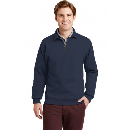 JERZEES SUPER SWEATS NuBlend - 1/4-Zip Sweatshirt with Cadet Collar. 4528M JERZEES SUPER SWEATS NuBlend - 1/4-Zip Sweatshirt with Cadet Collar. 4528M