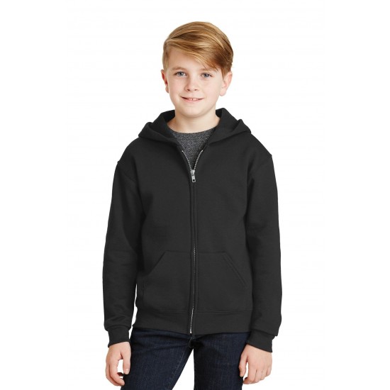 JERZEES - Youth NuBlend Full-Zip Hooded Sweatshirt. 993B JERZEES - Youth NuBlend Full-Zip Hooded Sweatshirt. 993B