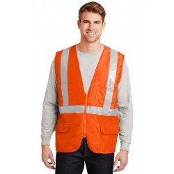 CornerStone - ANSI 107 Class 2 Mesh Back Safety Vest with Pockets - CSV405 CornerStone - ANSI 107 Class 2 Mesh Back Safety Vest with Pockets - CSV405