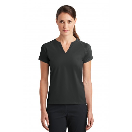 DISCONTINUED Nike Ladies Dri-FIT Stretch Woven V-Neck Top. 838960 DISCONTINUED Nike Ladies Dri-FIT Stretch Woven V-Neck Top. 838960