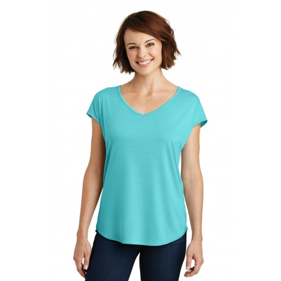 District Women's Drapey Cross-Back Tee. DM416 District Women's Drapey Cross-Back Tee. DM416