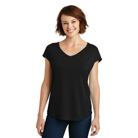 District Women's Drapey Cross-Back Tee. DM416 District Women's Drapey Cross-Back Tee. DM416