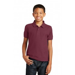 Boys burgundy outlet polo